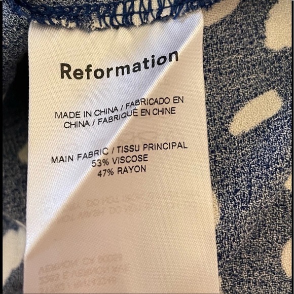 Reformation Crimini Dress Moray AUTHENTIC - Picture 5 of 12